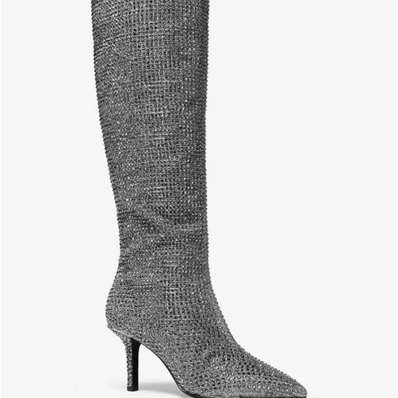 Michael Kors Shoes - Michael Kors | Katerina Boots | Silver 5M boots only